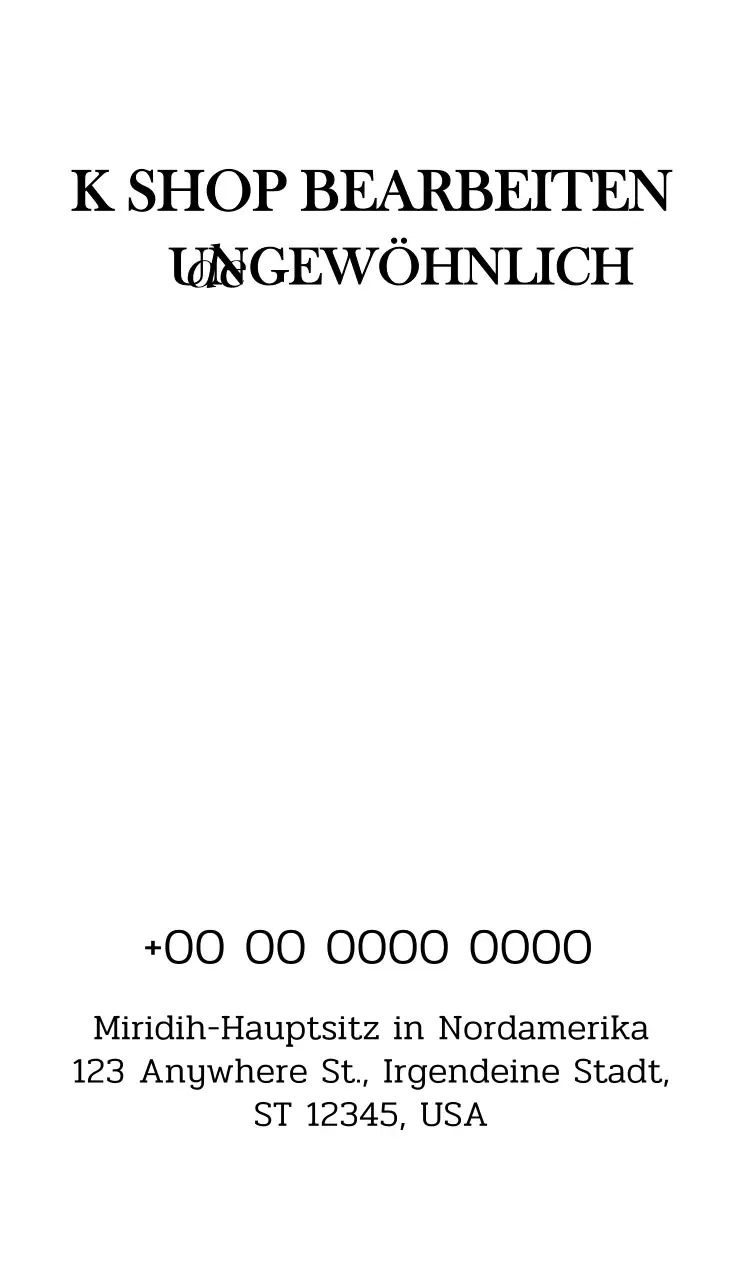 Ein Verlagsgeschäft mit einem großen Alphabet auf hellblauem Hintergrund