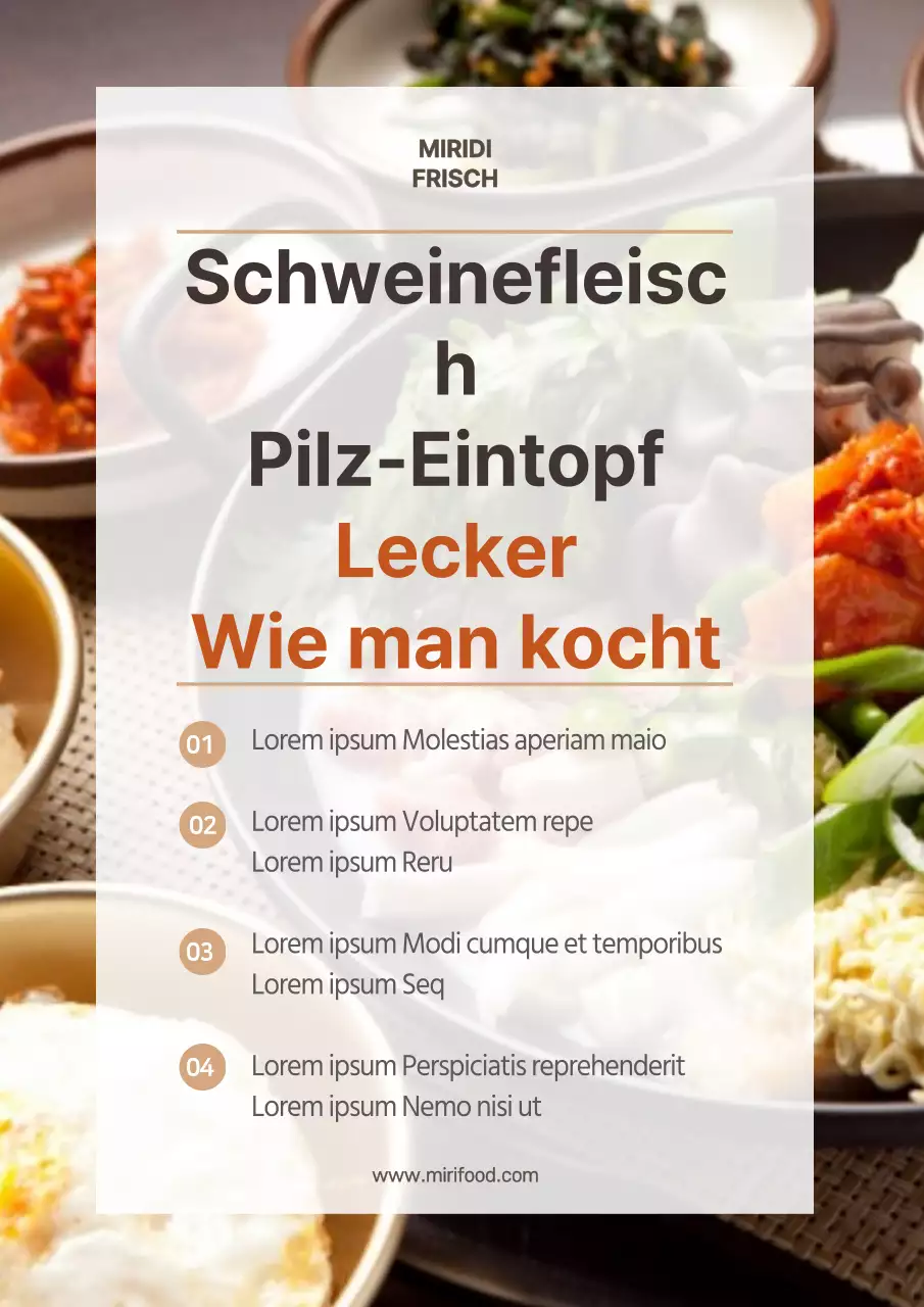 Einfaches, fotogenes, leicht zu befolgendes Ramen-Rezeptposter