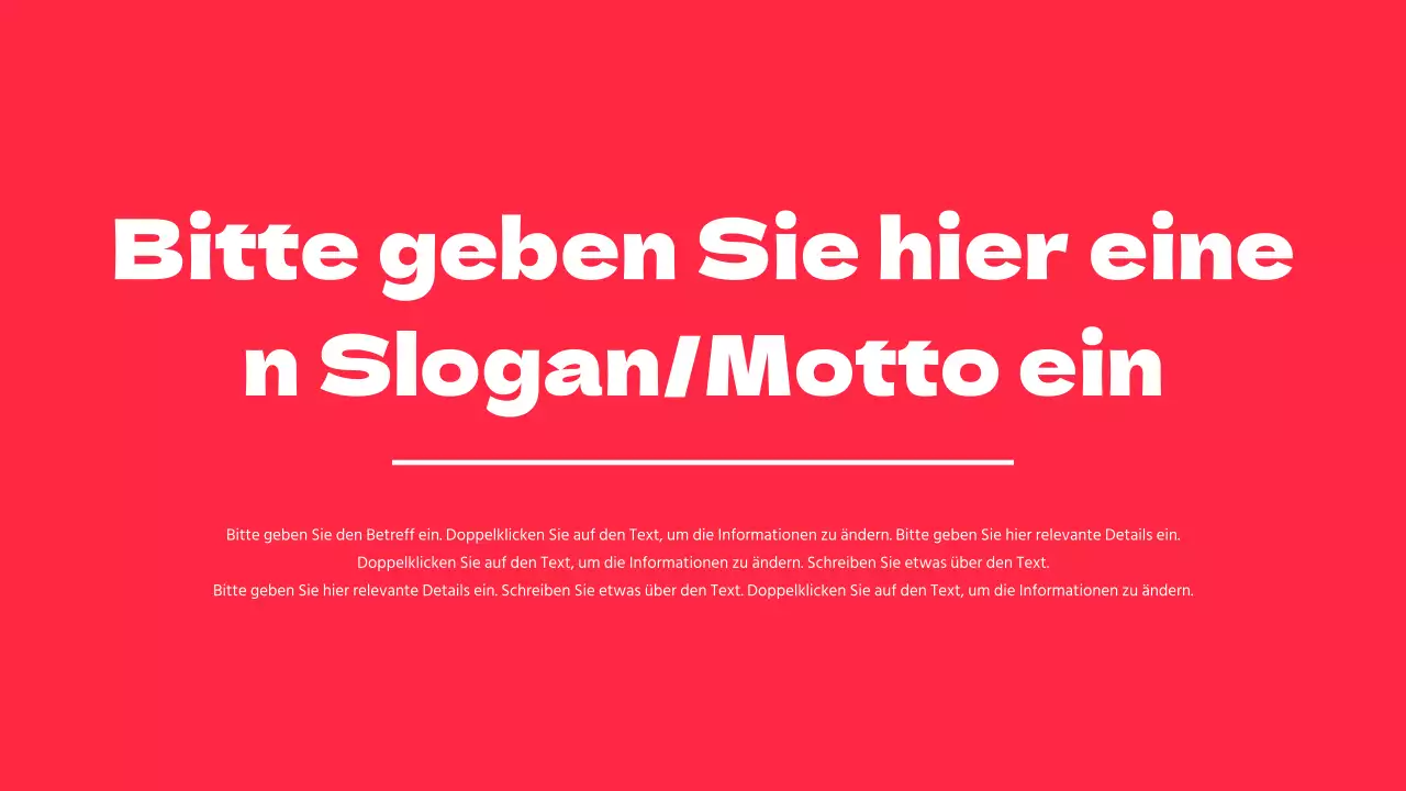 Diskussionsdarstellung der Texthervorhebung und des Fotolayouts in Rot