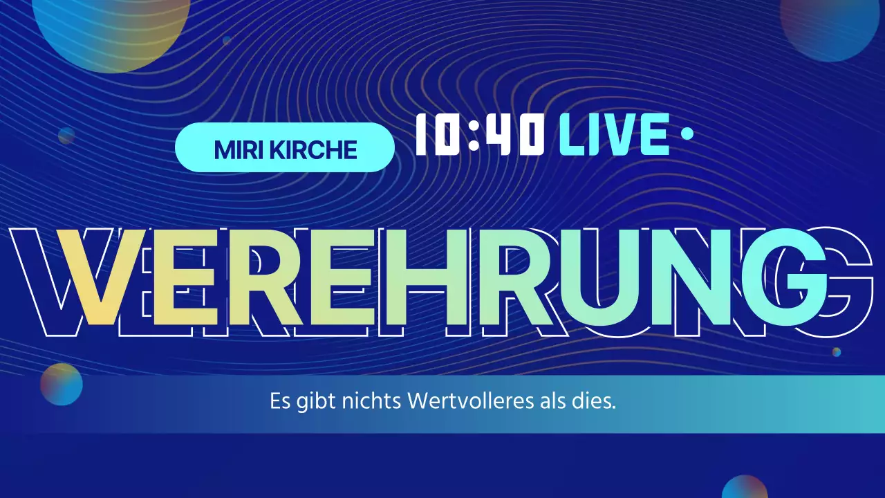 Blue Space Graphic Online Anbetung