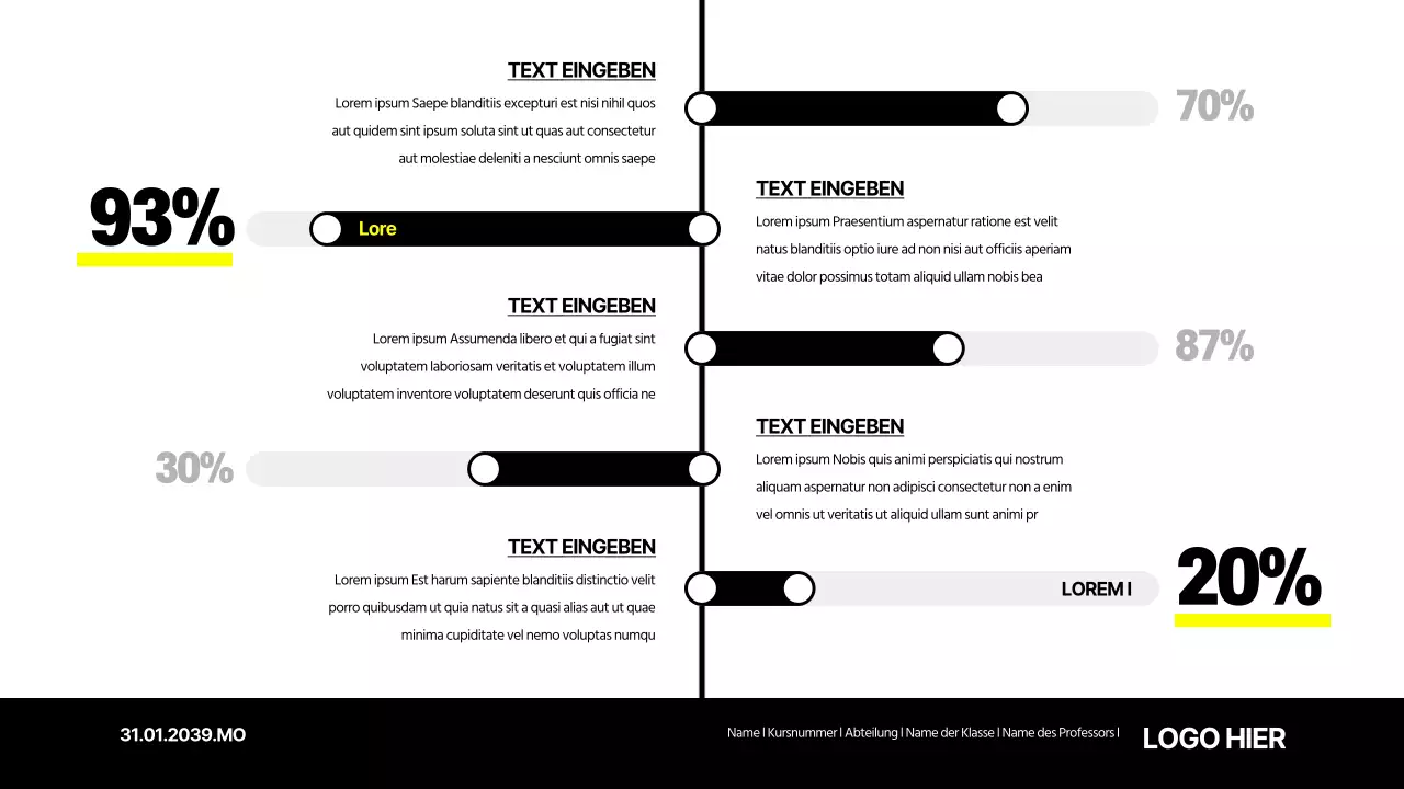 Gestaltung eines Gantt-Diagramms mit einem einfachen Konzept