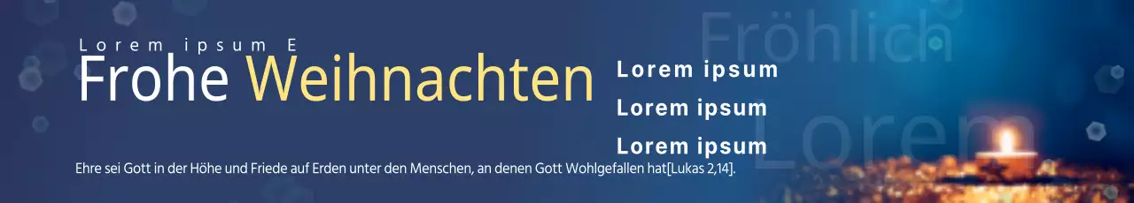 Ein gesegneter Weihnachtsgottesdienst