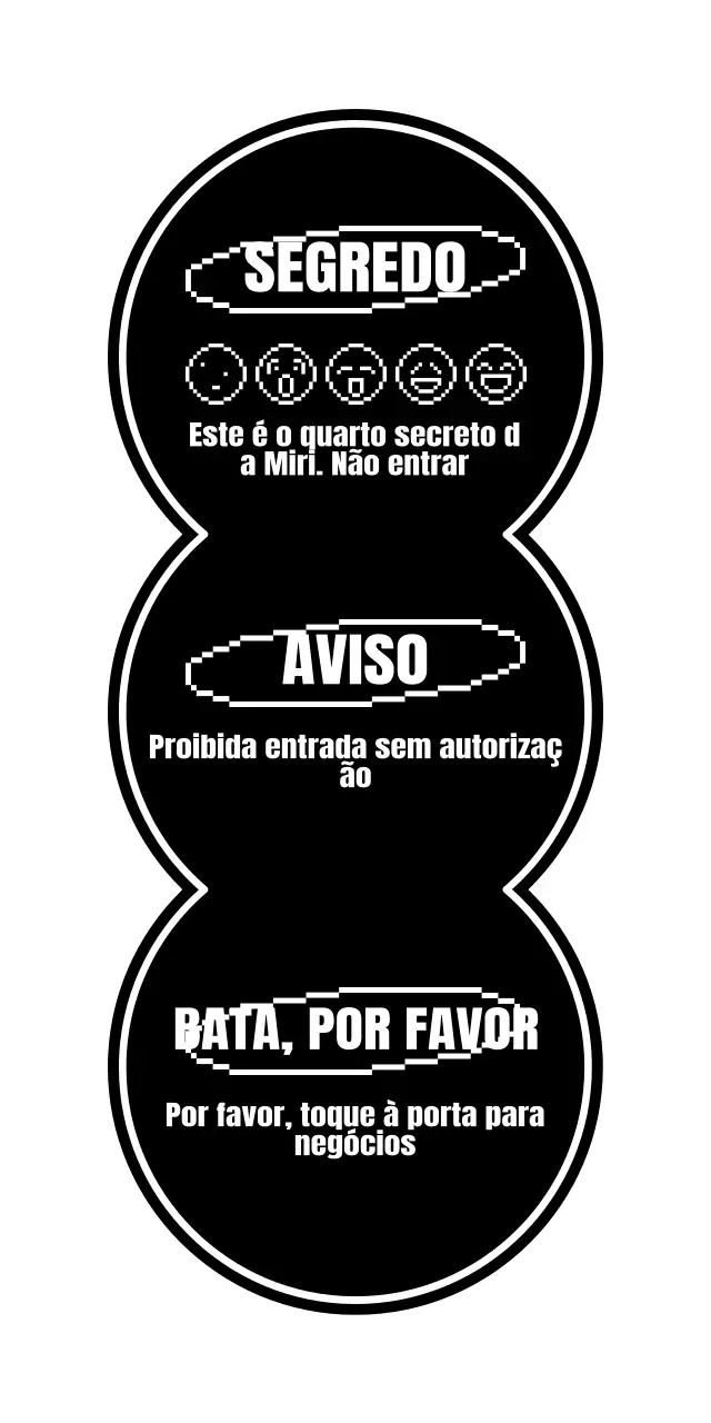 Ilustrações de pontos a preto e branco e frases num guia de notas de estilo