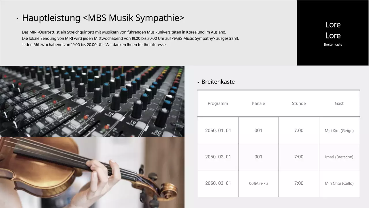 Portfolio der schwarzen und grauen Leistungsgruppe