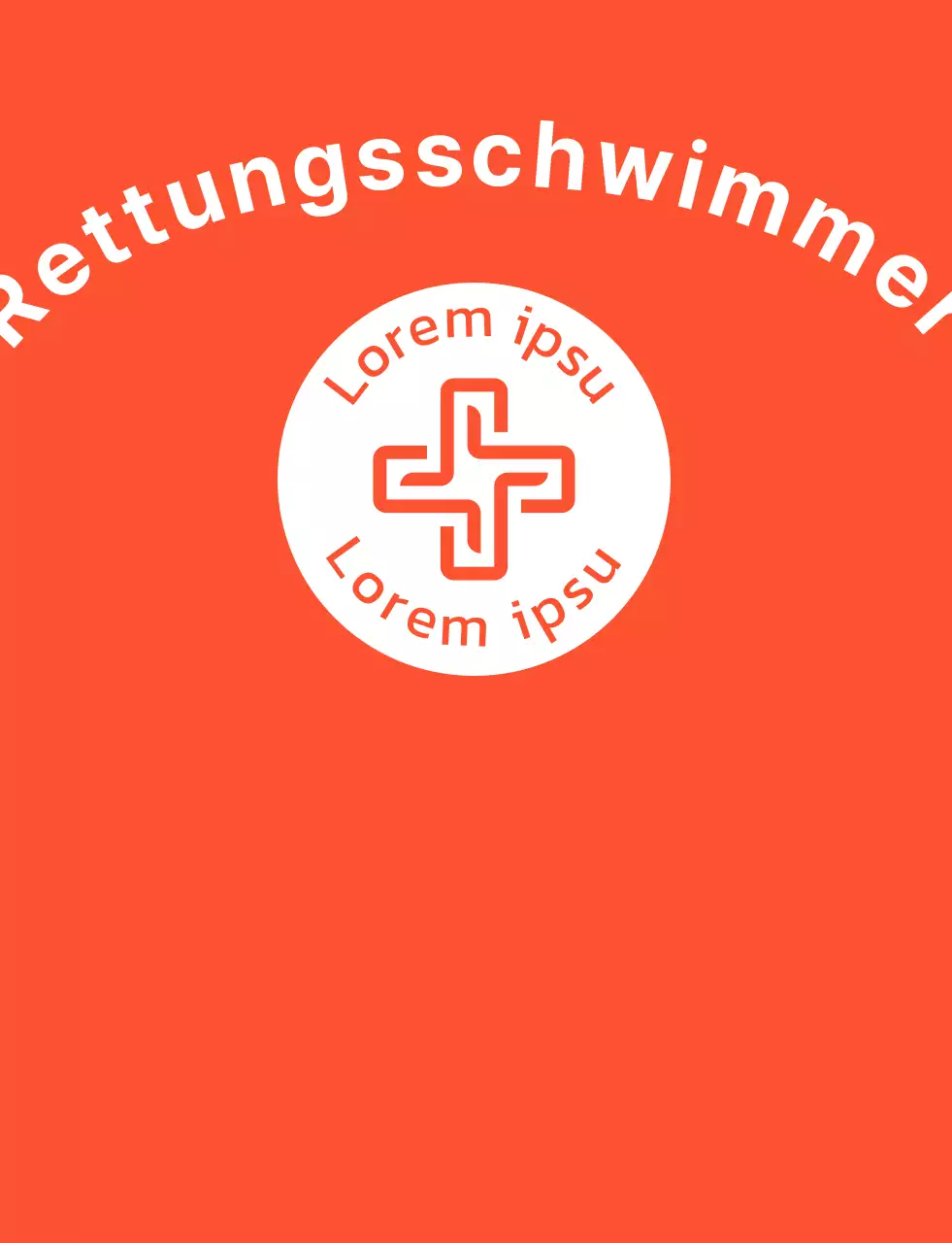 Rettungsschwimmer Rettungsschwimmer in Weiß