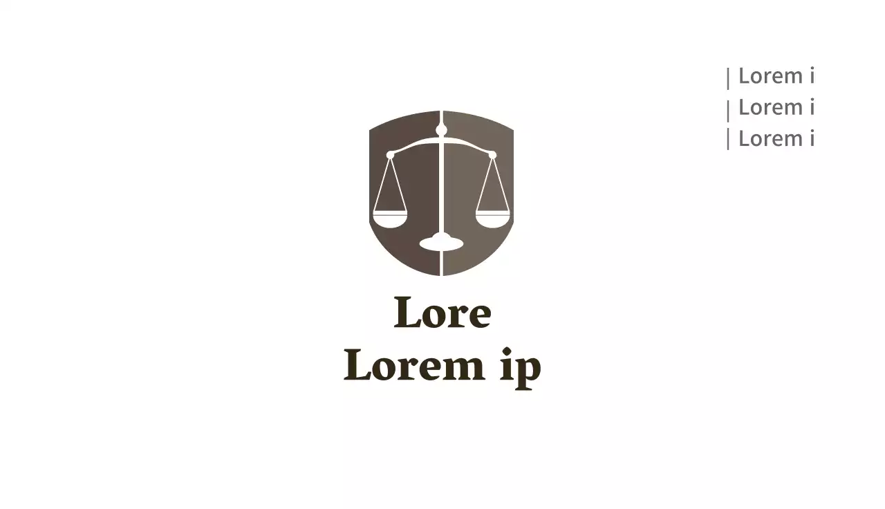 Brown Logo saubere Anwaltskanzlei