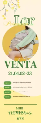 Yellow Green Photo Highlight Neat Spring Bags Promueva un evento de venta