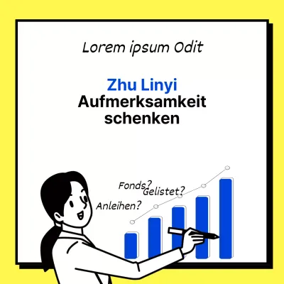 Stock verwandte Illustration Typ Banner mit Frau Illustration auf gelbem Hintergrund