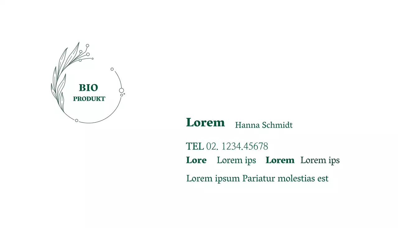 grün illustration logo umweltfreundlich personal shop