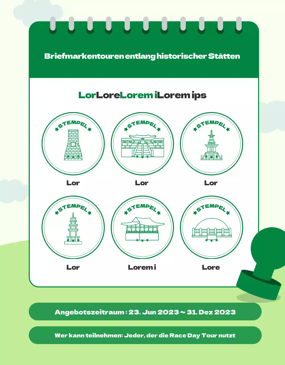 Eine abstrakte Tagesreise durch die Geschichte des Rennsports