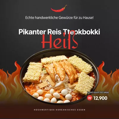 Wir stellen vor: das Black and Red Spicy Ramen Meal Kit