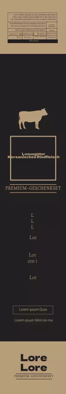 Schwarzes Gold - Luxuriöses Geschenkset mit koreanischem Rindfleisch