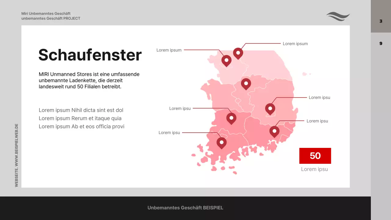 Ein Geschäftsvorschlag mit Fotos auf grauem Hintergrund