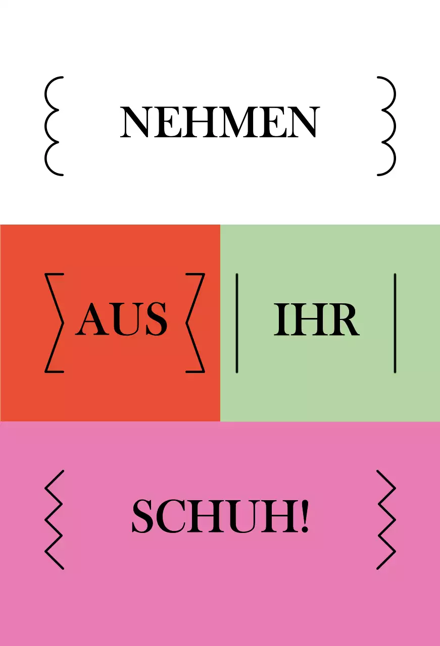 Niedliche, bunte Textstile