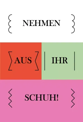 Niedliche, bunte Textstile