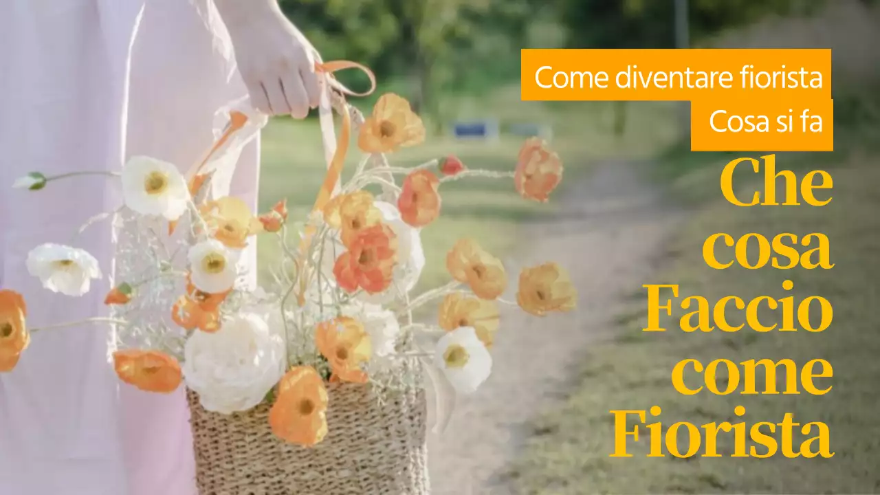 arancione testo pulito enfasi fiore fiorista lavoro youtube miniatura