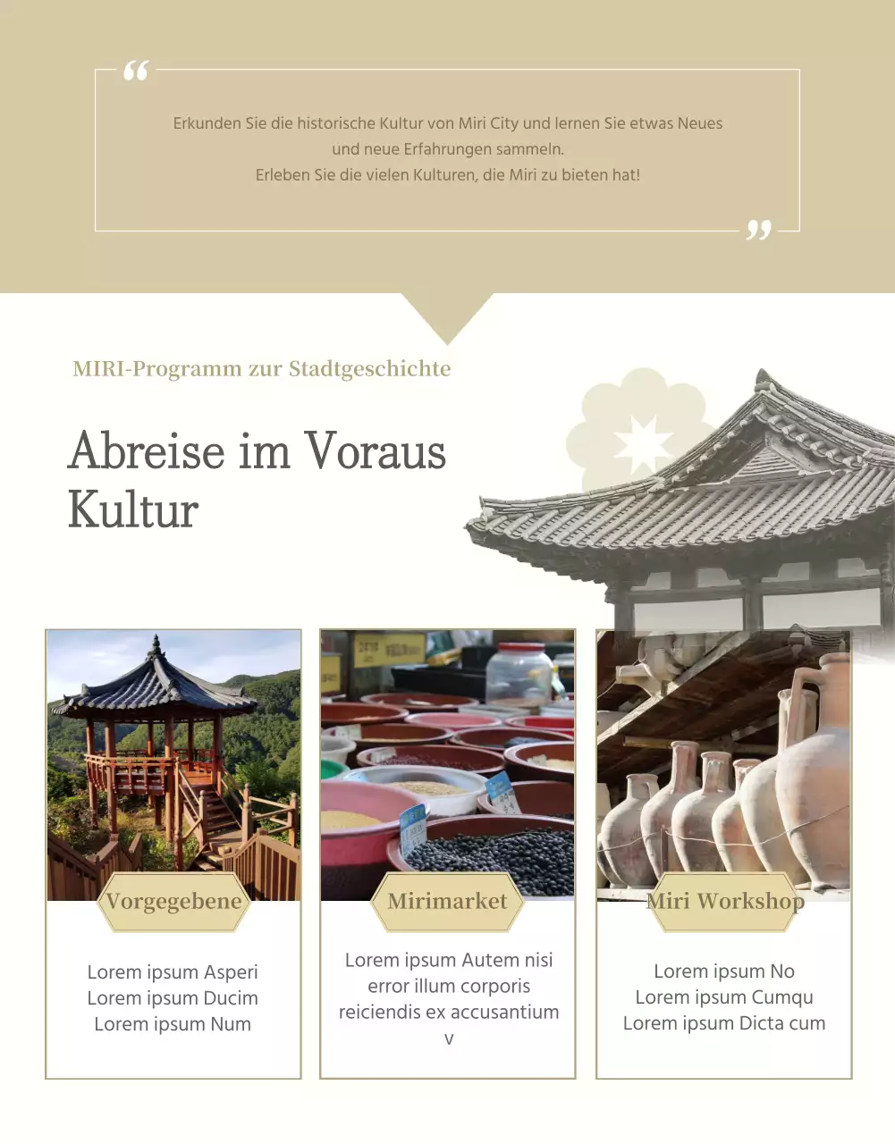 Ein beruhigendes, traditionelles Poster mit einer Porzellanoberfläche in Elfenbein.