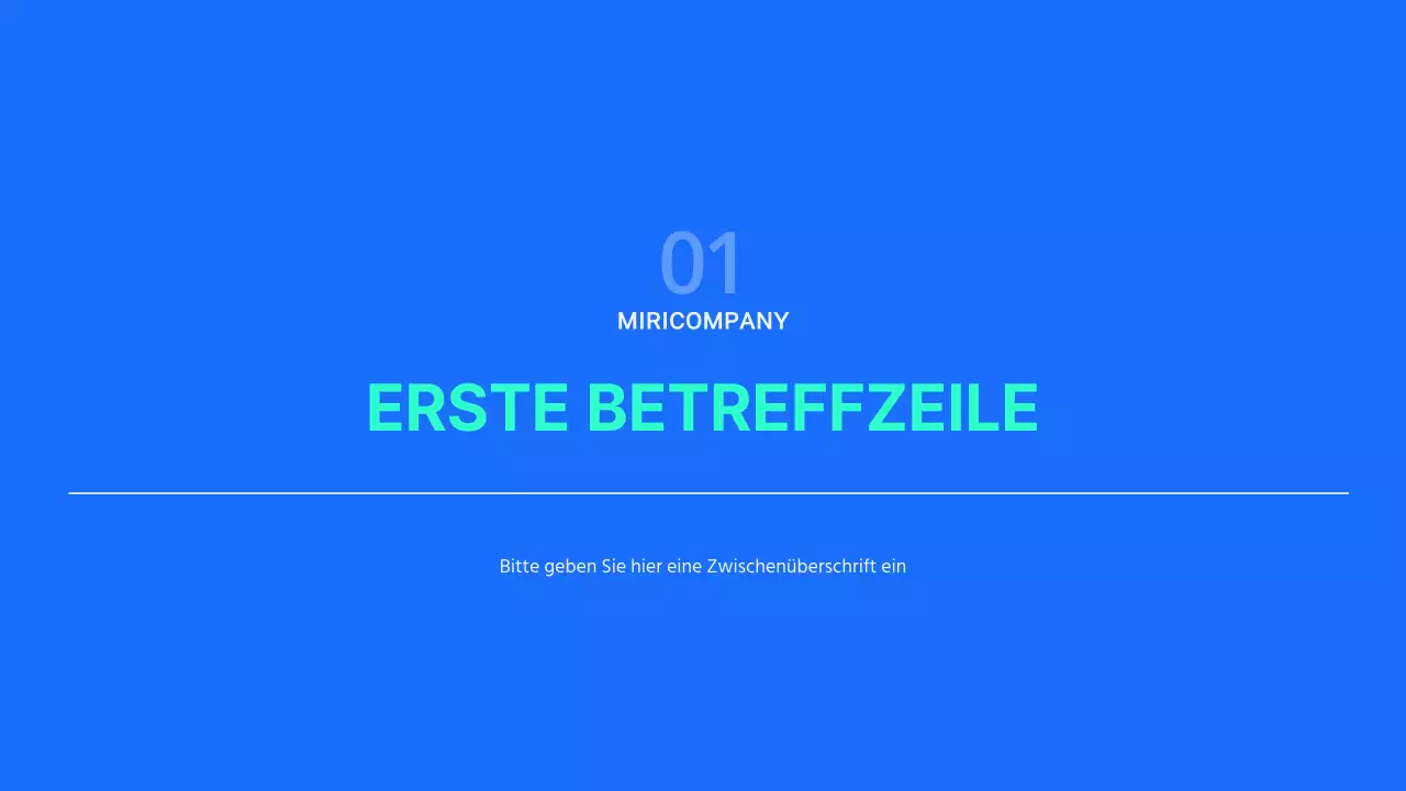 Einfache Geschäftsberichte in Blau