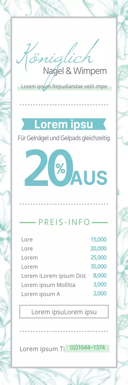 Preise für einen emotionalen Nagel in Weiß und Hellblau