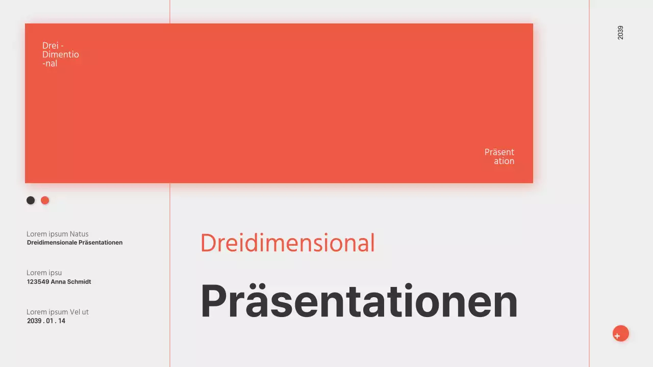 Dreidimensionale Präsentationen