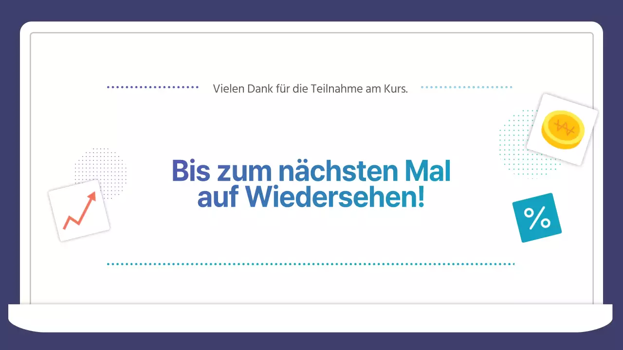 Blau-grüner Farbverlauf Illustration Ökonomische Theorie Vorlesungsmaterial