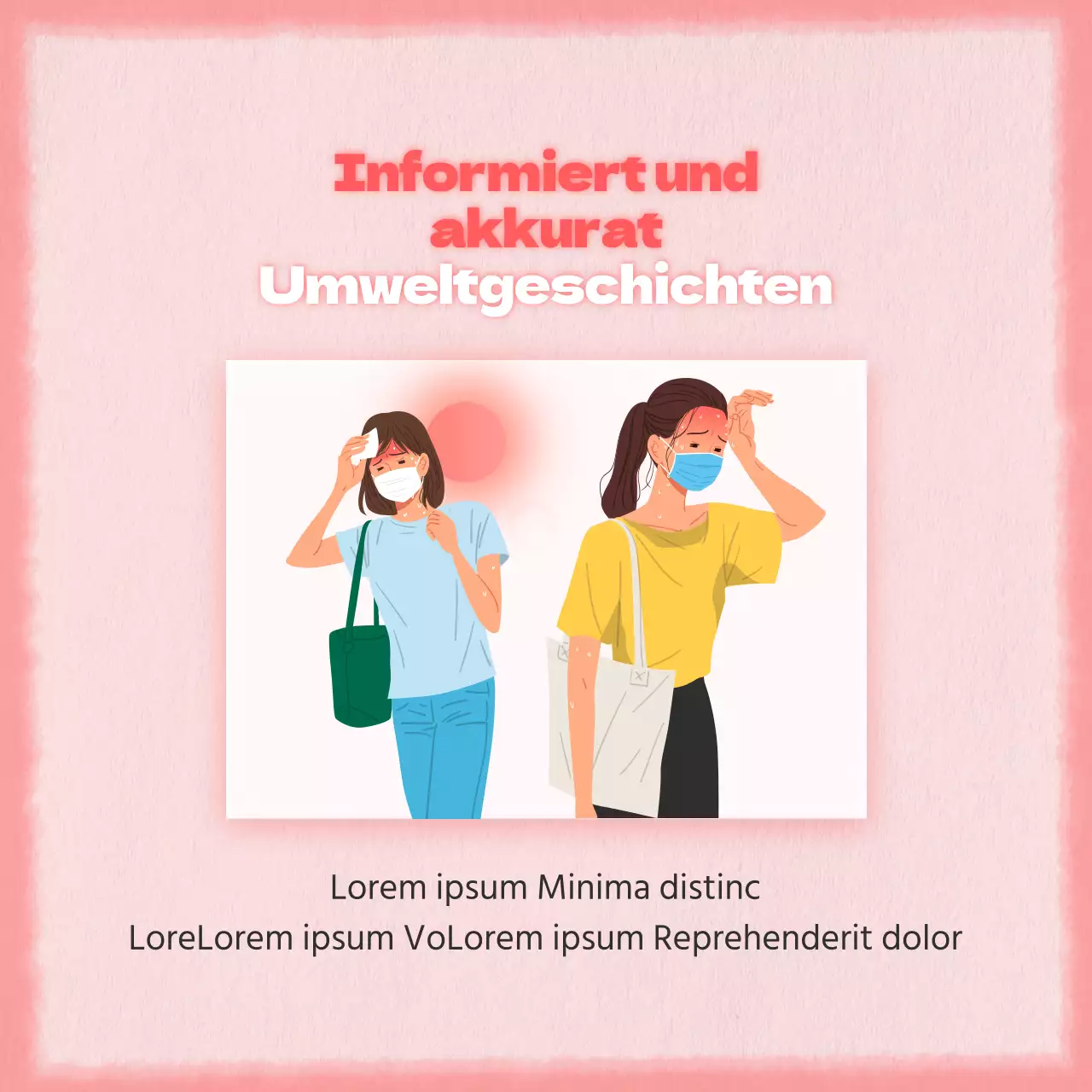 Rosa und rote Klimabeobachtungen