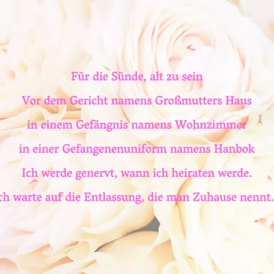 Luxuriöses Chuseok Meme in Rosa und Blau @chuseokmeme