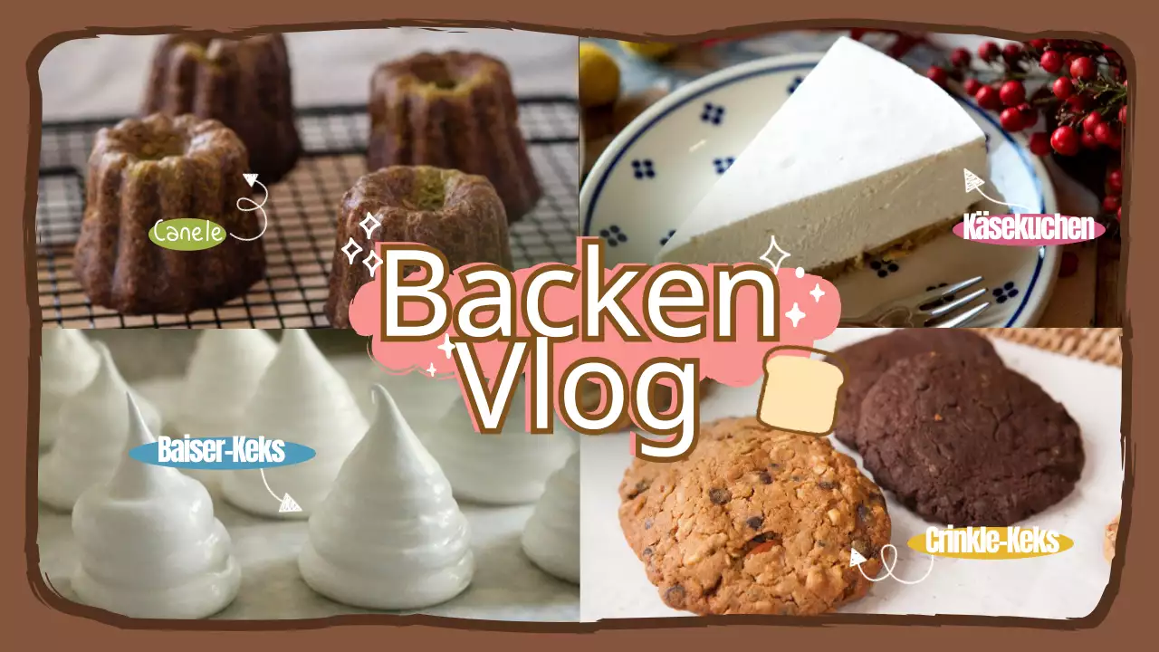Brown Home Baking-Konzepte