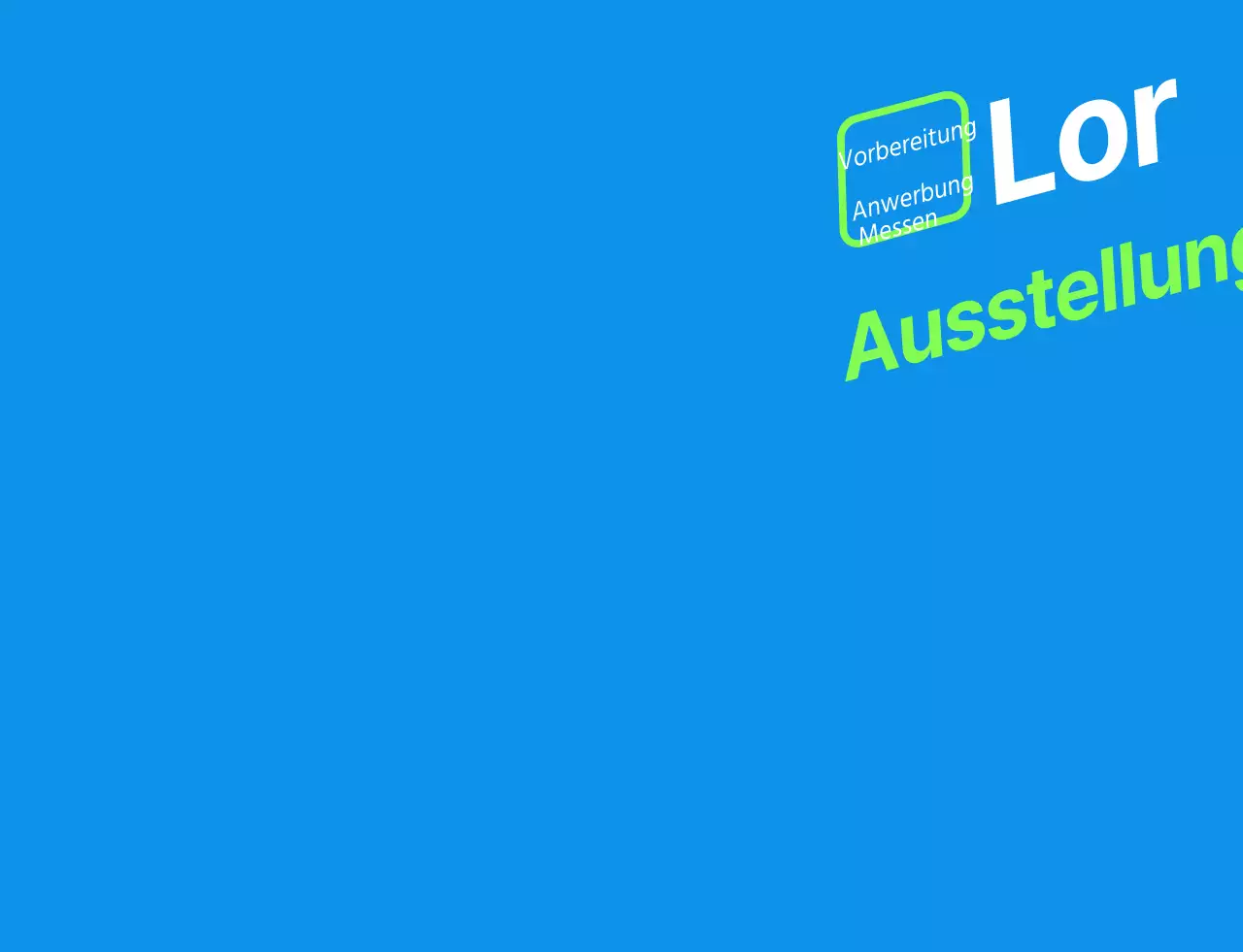 Einfache blau-grüne Weste für Mitarbeiter der Jobmesse