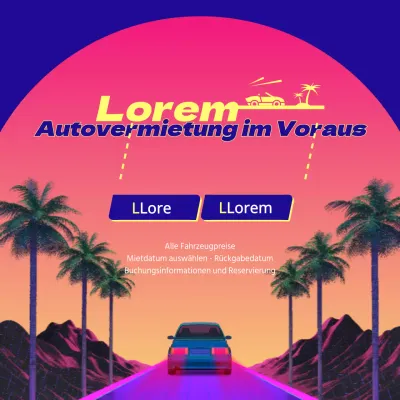 Autovermietung im Voraus