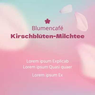 Kirschblüten-Milchtee