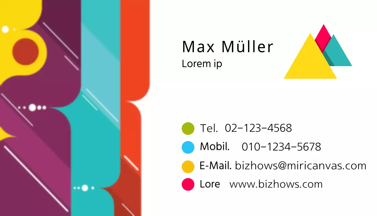 Visitenkarte für Grundschullehrer