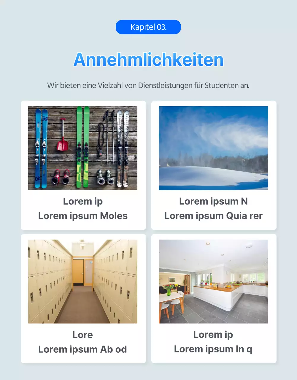 Winterliche Ski- und Snowboardkurse in Blau (Detailseite)