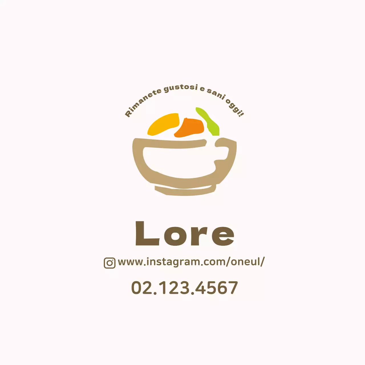 Adesivo per gastronomia tricolore