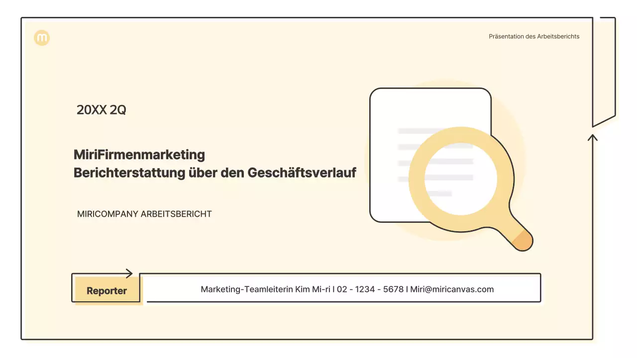 Punktformen mit Pfeilen in hellgelb Business-Präsentationsmappe