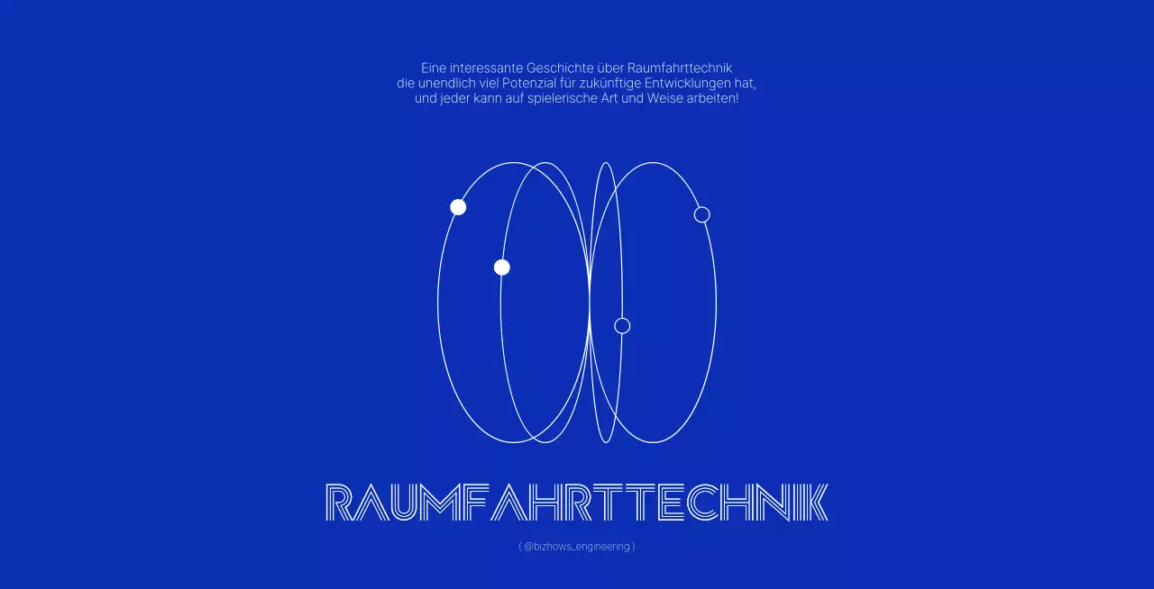 Einfaches, klares technisches Konzept in klarem Marineblau und Weiß