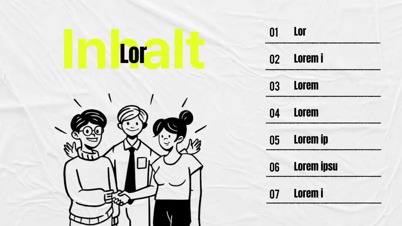 Einfaches Studienprotokoll in Gelb und Grau