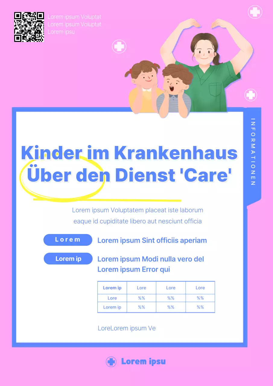 Ein Leitfaden zur rosa und blauen stationären Pflege für Kinder