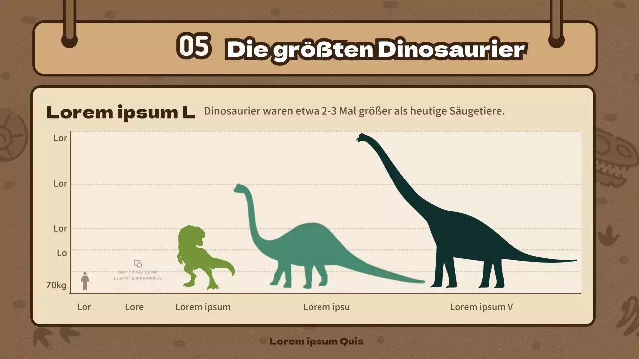 Brown Exploration Team Konzept Cute Dinosaurier Illustration Wissenschaft Zeit