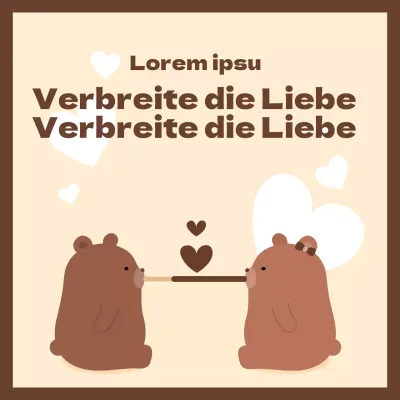 Verbreite die Liebe