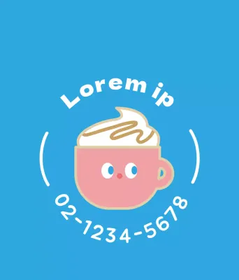 Niedlicher Kaffee Charakter Acryl Schlüsselanhänger für Cafe