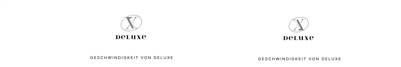 Elegantes und cooles Auto-Logo in Weiß und Schwarz