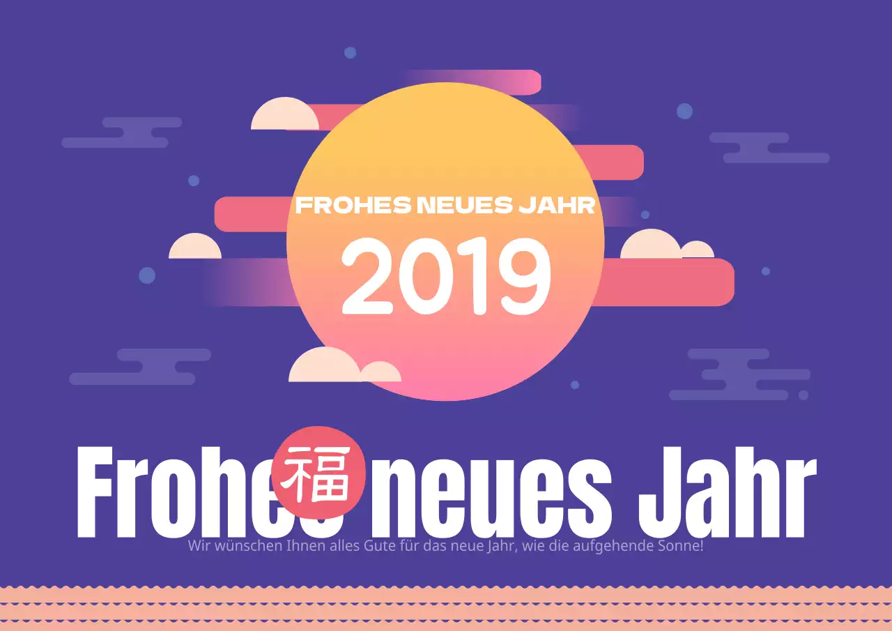 Frohes neues Jahr