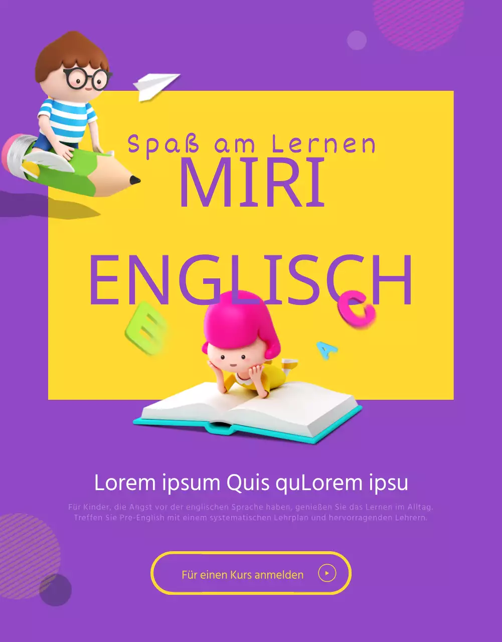 Englisch Sprachschule Details