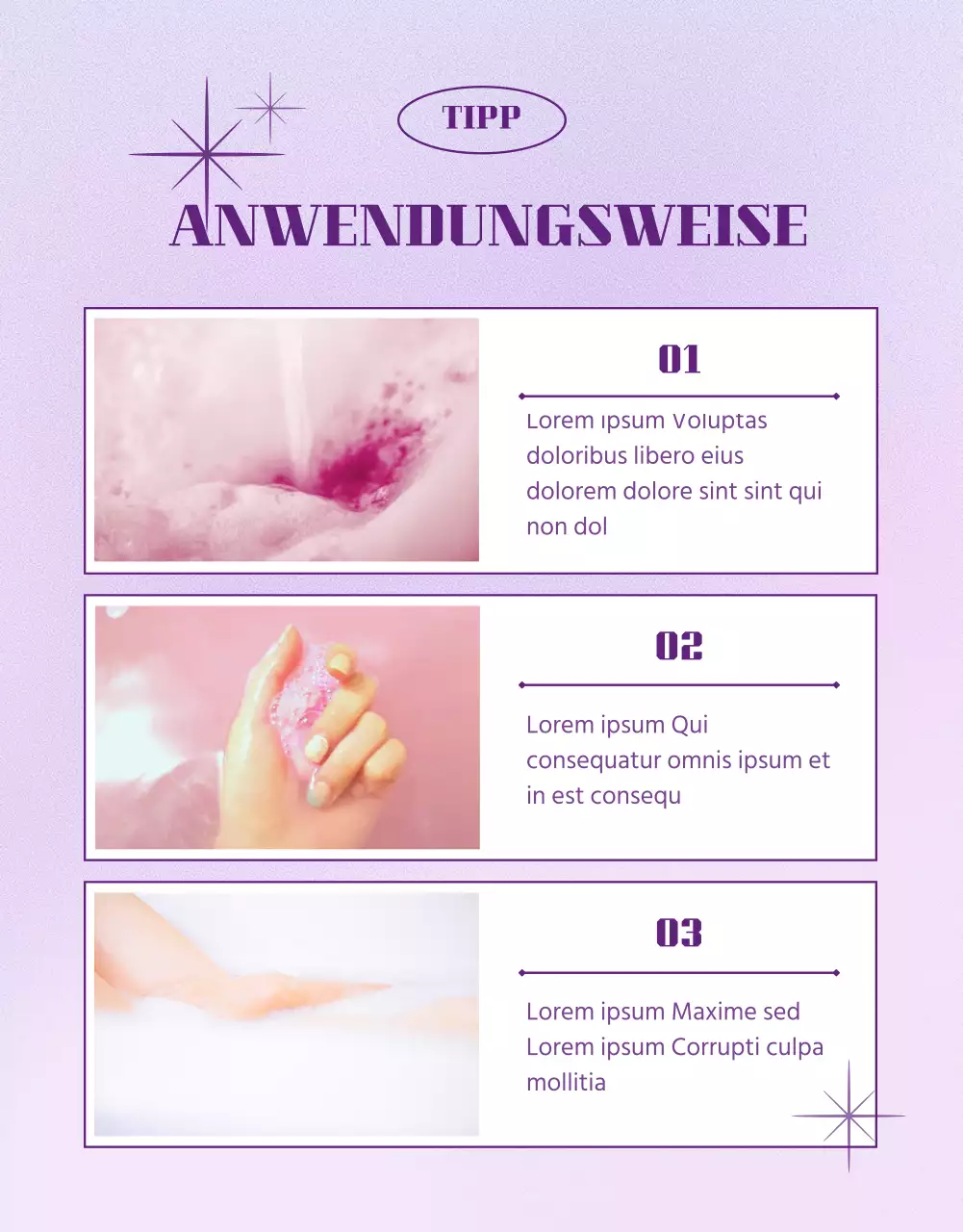 Verkaufe lila, spacige, geometrische Badebomben