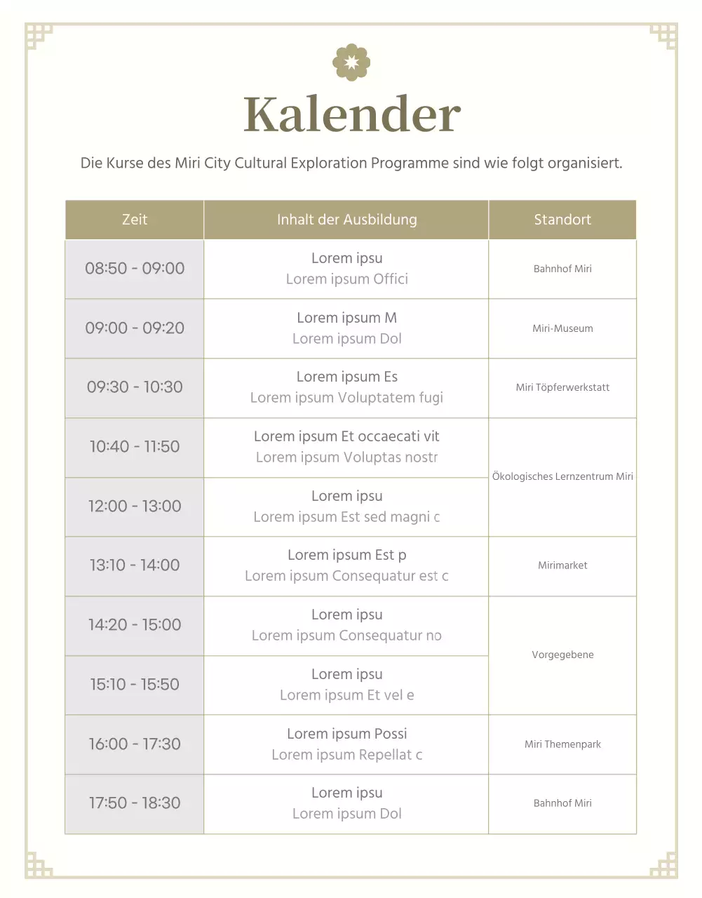 Ein beruhigendes, traditionelles Poster mit einer Porzellanoberfläche in Elfenbein.