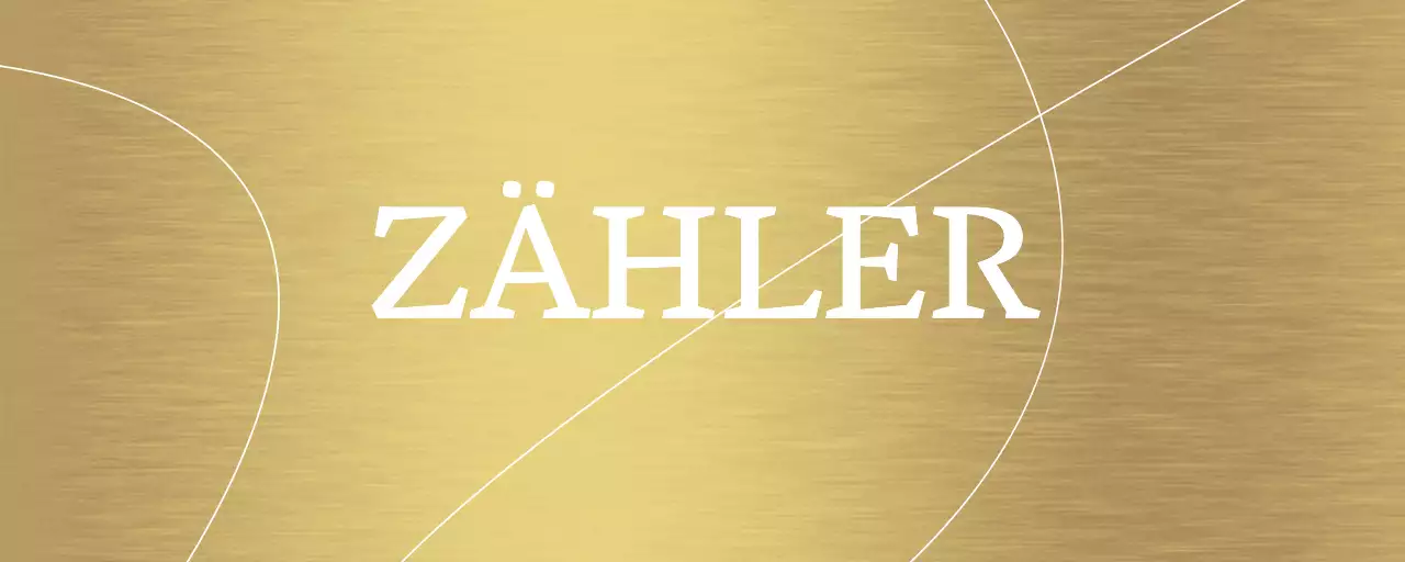 Ortsname eines Bekleidungsgeschäfts mit weißen, akzentuierten geschwungenen Linien