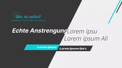 Ein einfaches, schwarz-weißes Studiengeheimnis erklärt