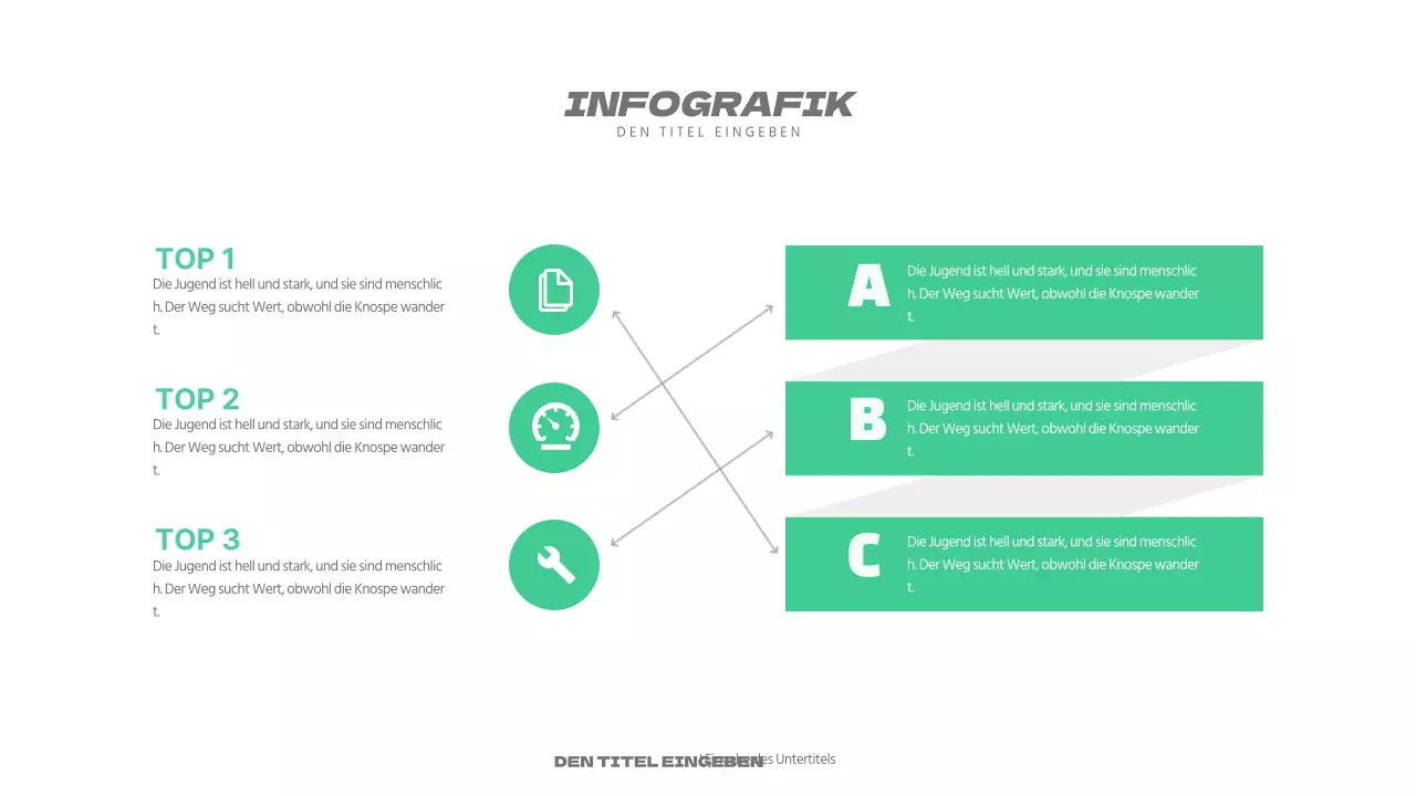 Eine grüne und einfache Agenda