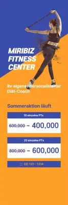 Bewerben Sie die attraktiven Werbeveranstaltungen Ihres Fitnessstudios